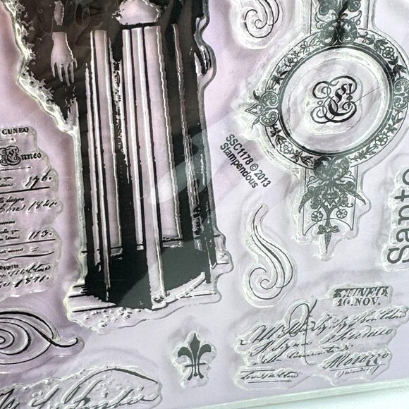 Stampendous Perfectly Clear Stamp Sets Santos Angel & Charm Set Cardmaking - Picture 10 of 14